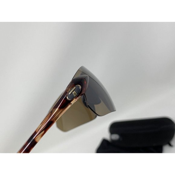 TIFOSI RIMLESS SUNGLASSES tortoise wrap mens - Picture 8 of 9